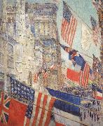 Childe Hassam Allies Day,May 1917 china oil painting artist